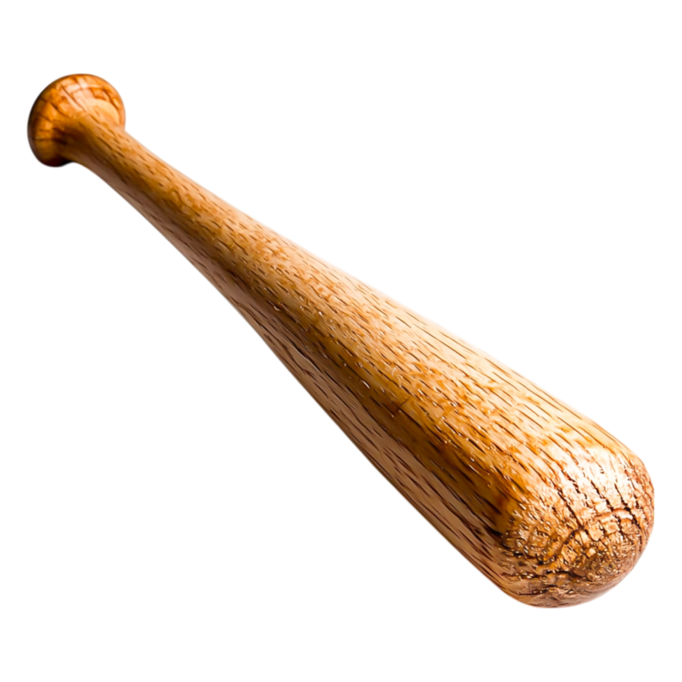 Wooden Baseball Bat on for Sports Use png