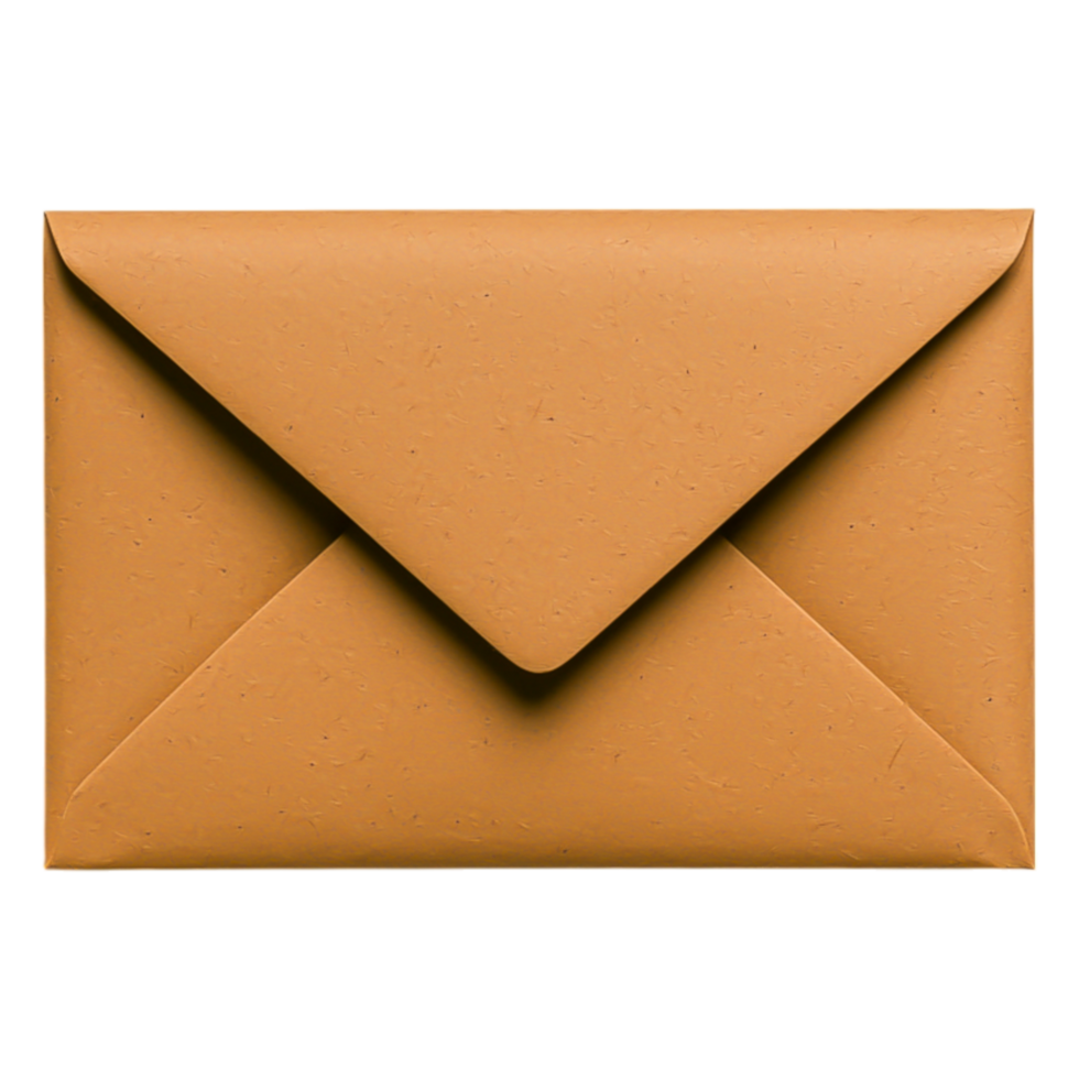 Brown Envelope with Flap for Mail Use png