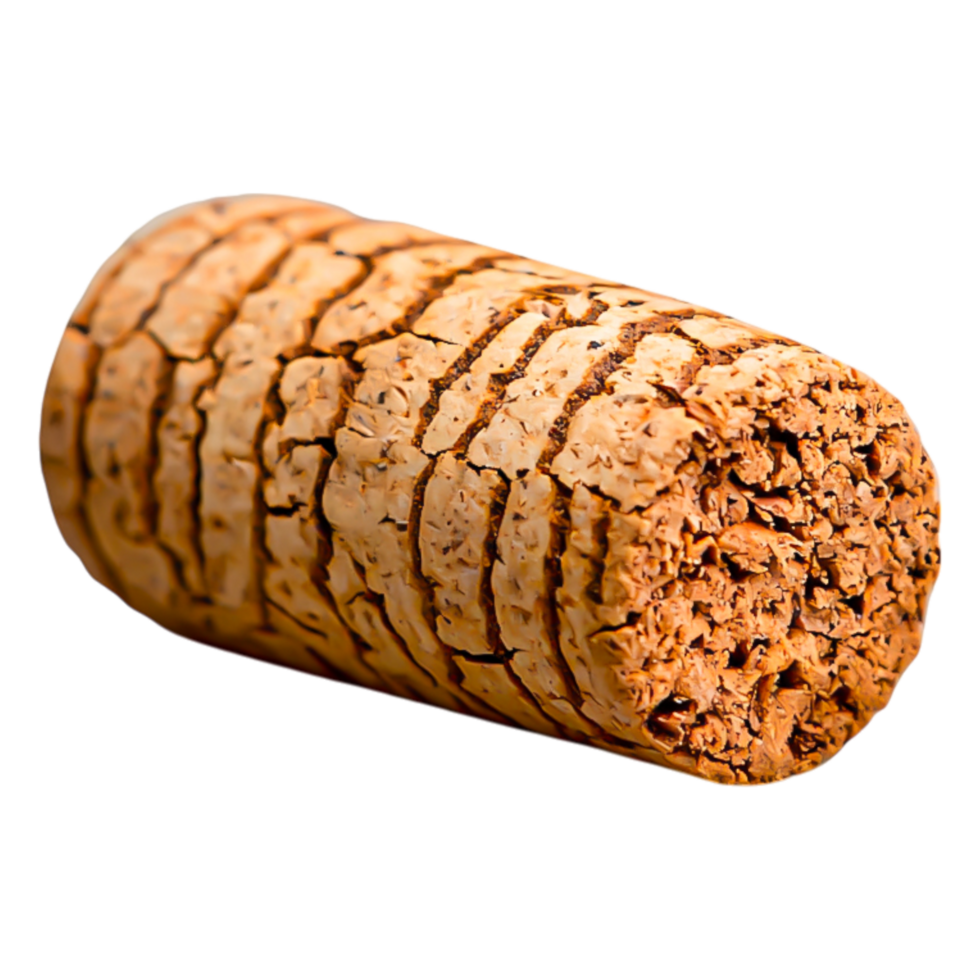 Natural cork stopper isolated on for wine bottles png