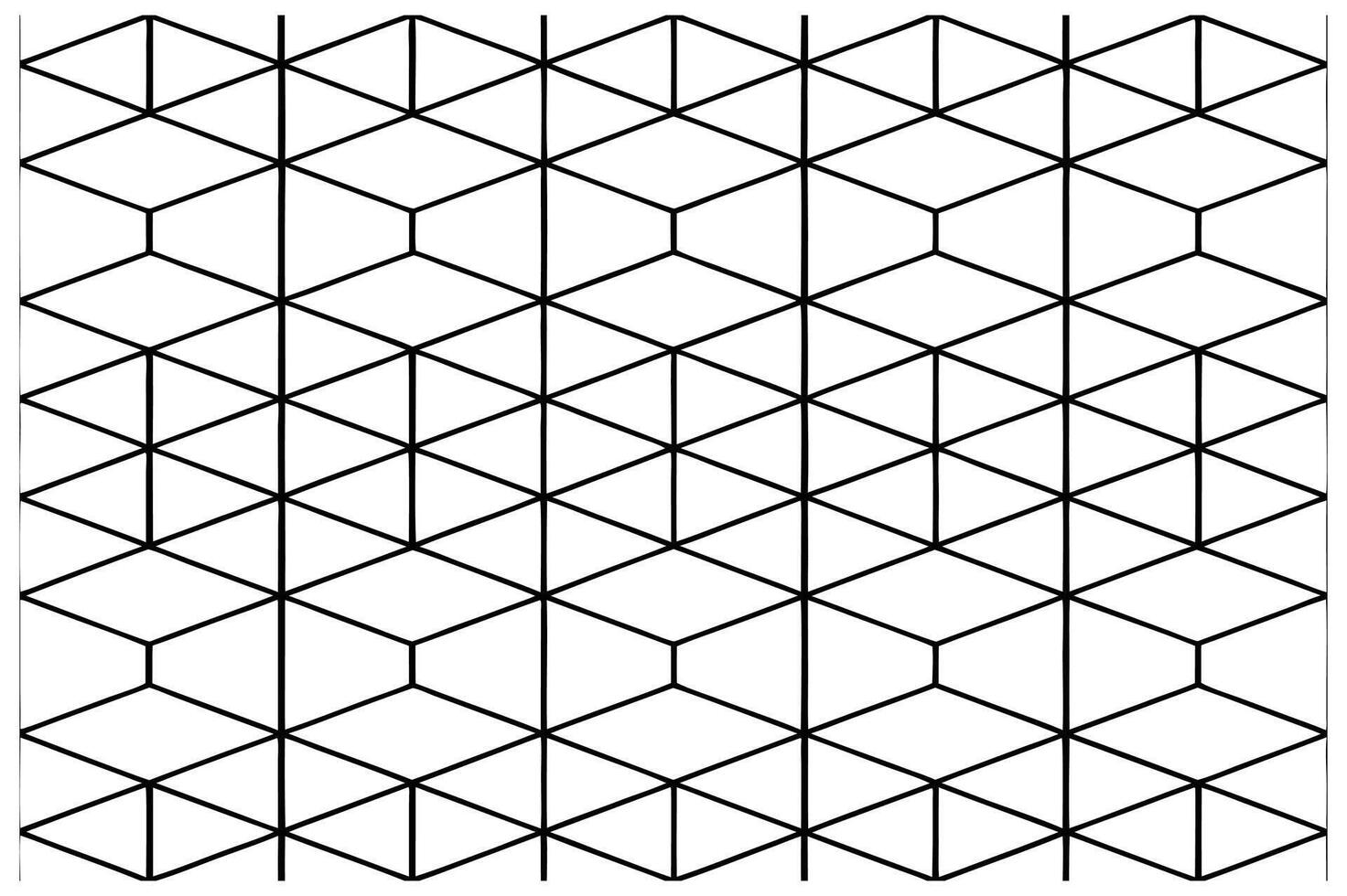 Black and White Geometric Pattern with Triangular Grid Design vector