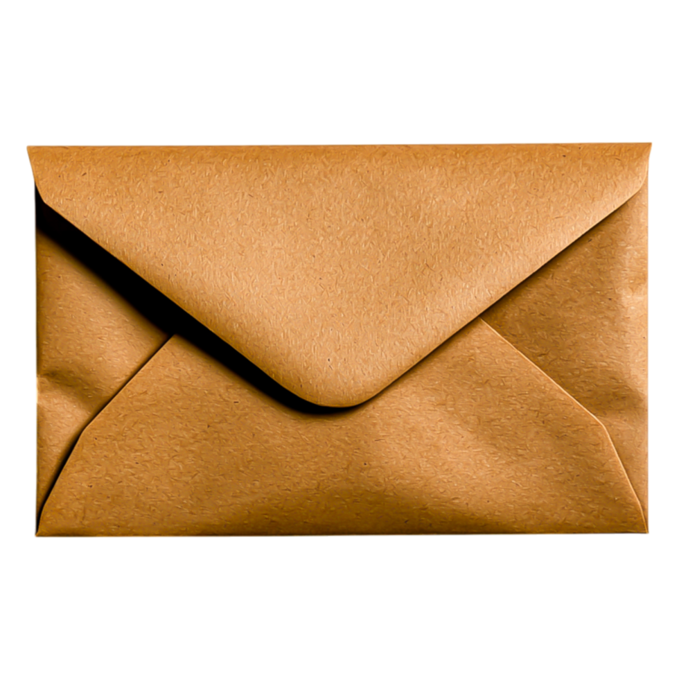 Brown Paper Envelope Closed png