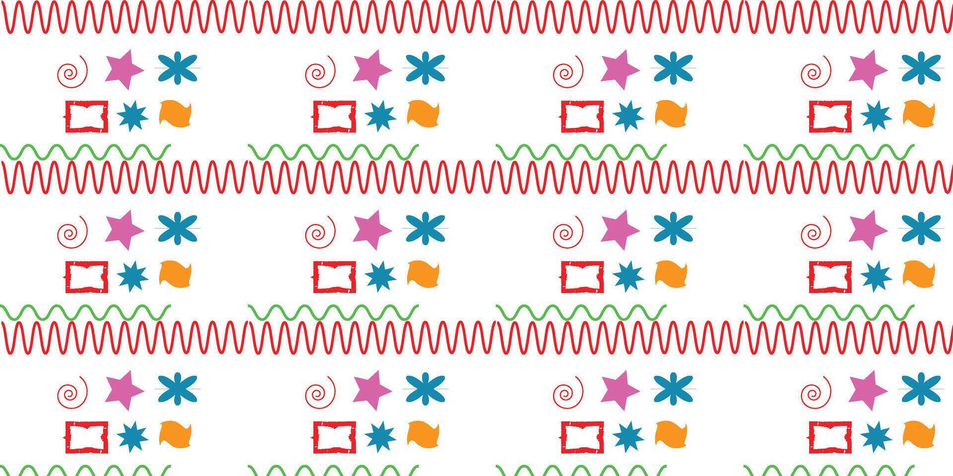 Unique pattern design vector