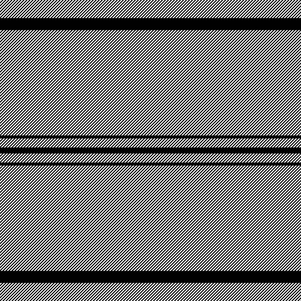 Horizontal fabric check textile, summer pattern tartan . Rustic plaid texture background seamless in black and white colors. vector