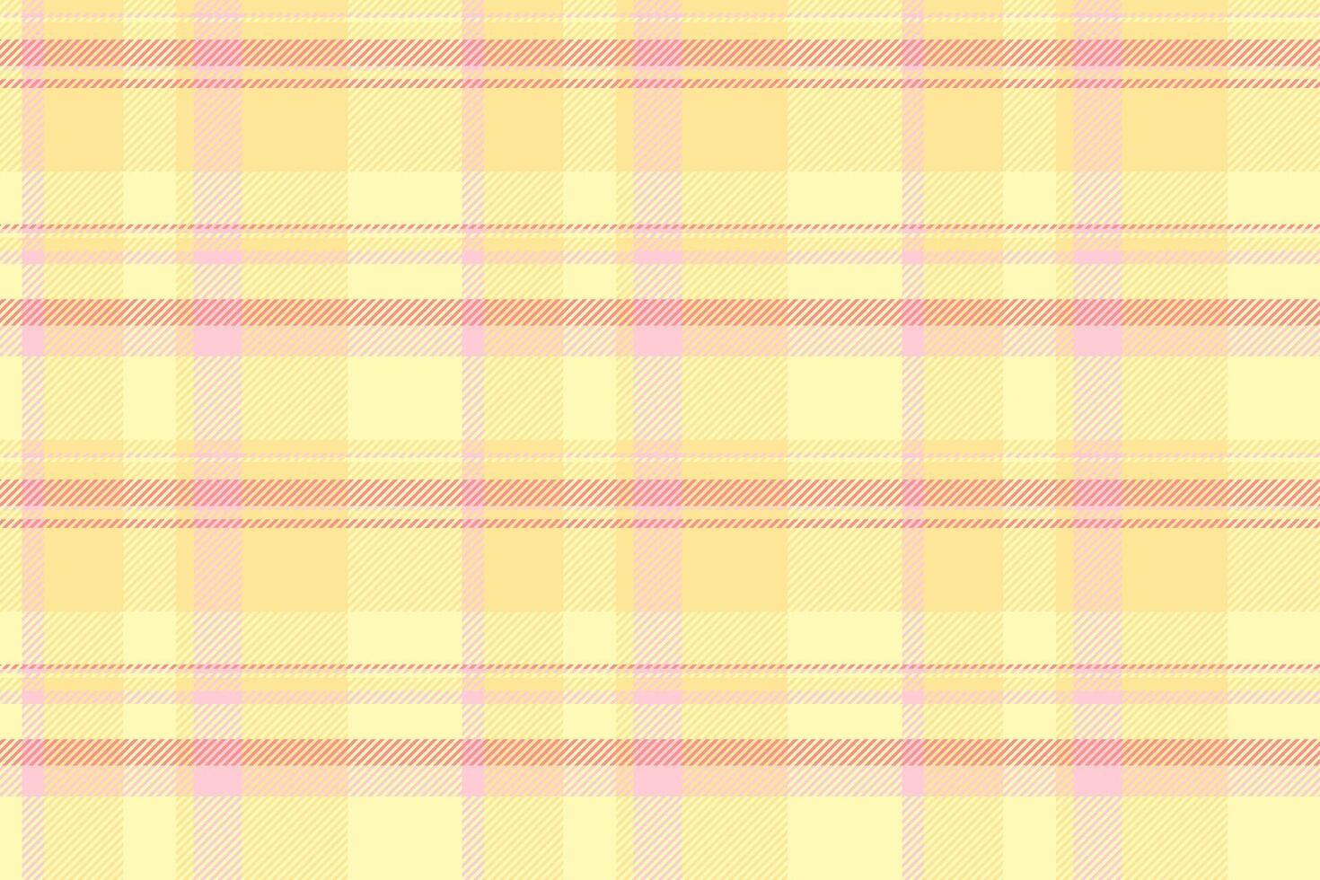 Deep fabric seamless textile, fancy background check. Luxurious tartan texture pattern plaid in light and yellow colors. vector
