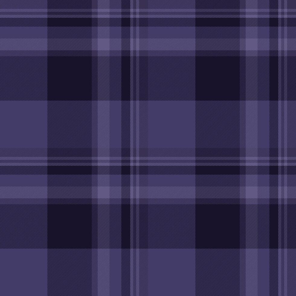Elegant purple and dark purple plaid pattern. Perfect for textile design, website backgrounds, or fashion projects. Subtle texture adds depth and sophistication. Ideal for autumnwinter themes. vector