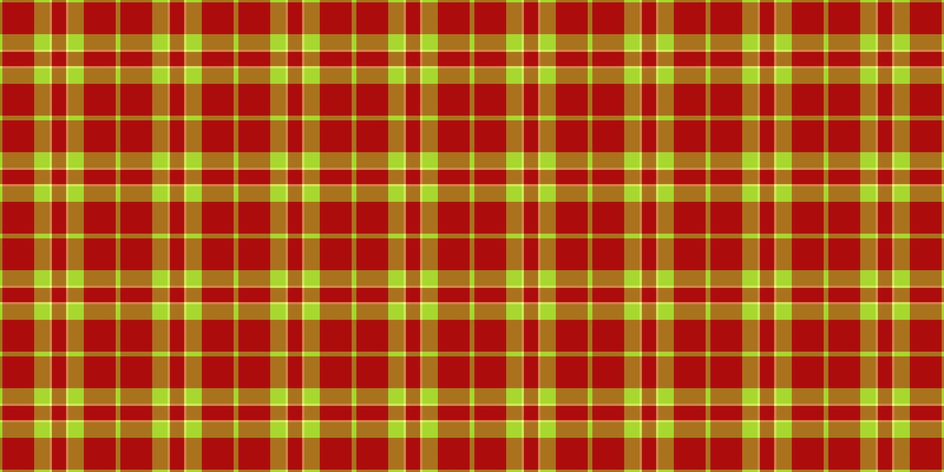 Repetition tartan texture pattern, premium plaid seamless textile. Styling fabric check background in amber and red colors. vector