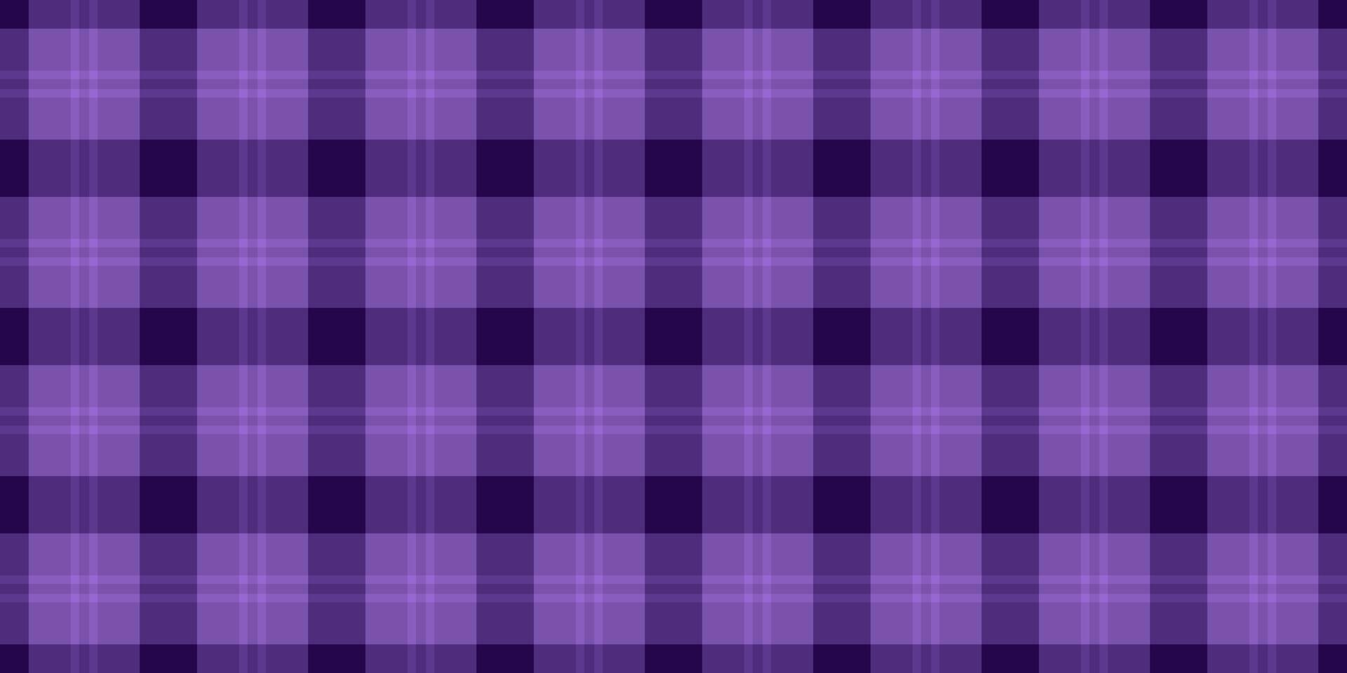 Volume seamless texture , beautiful textile fabric background. Cultural check plaid tartan pattern in violet and royal purple colors. vector