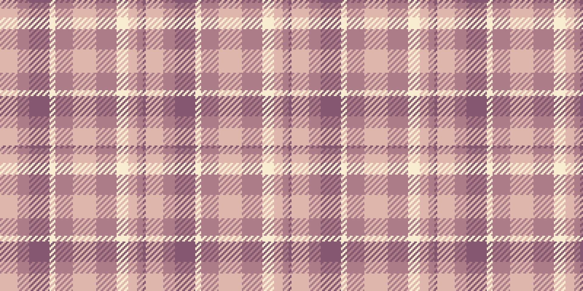 Elegant blush pink and mauve plaid pattern. Perfect for textile design, fashion, website backgrounds, or any project needing a sophisticated, subtle texture. Seamless repeat for endless applications. vector