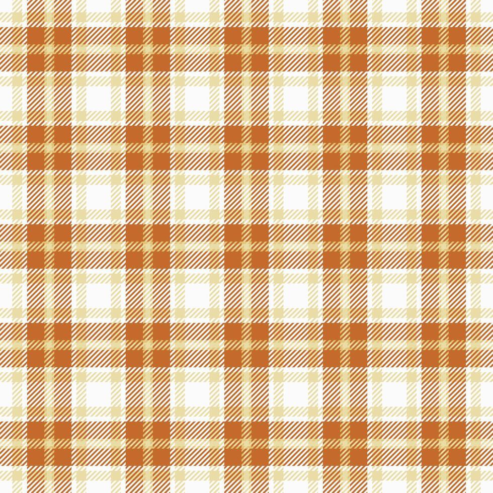 Elegant warmtoned plaid pattern in orange and beige. Perfect for fallautumn themed designs, textile prints, apparel, or website backgrounds. Seamless repeat for versatile use. vector