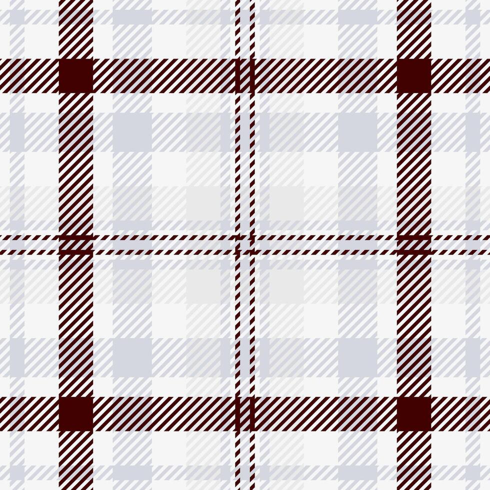 String plaid tartan fabric, celtic texture pattern. Romantic background check textile seamless in white and dark colors. vector