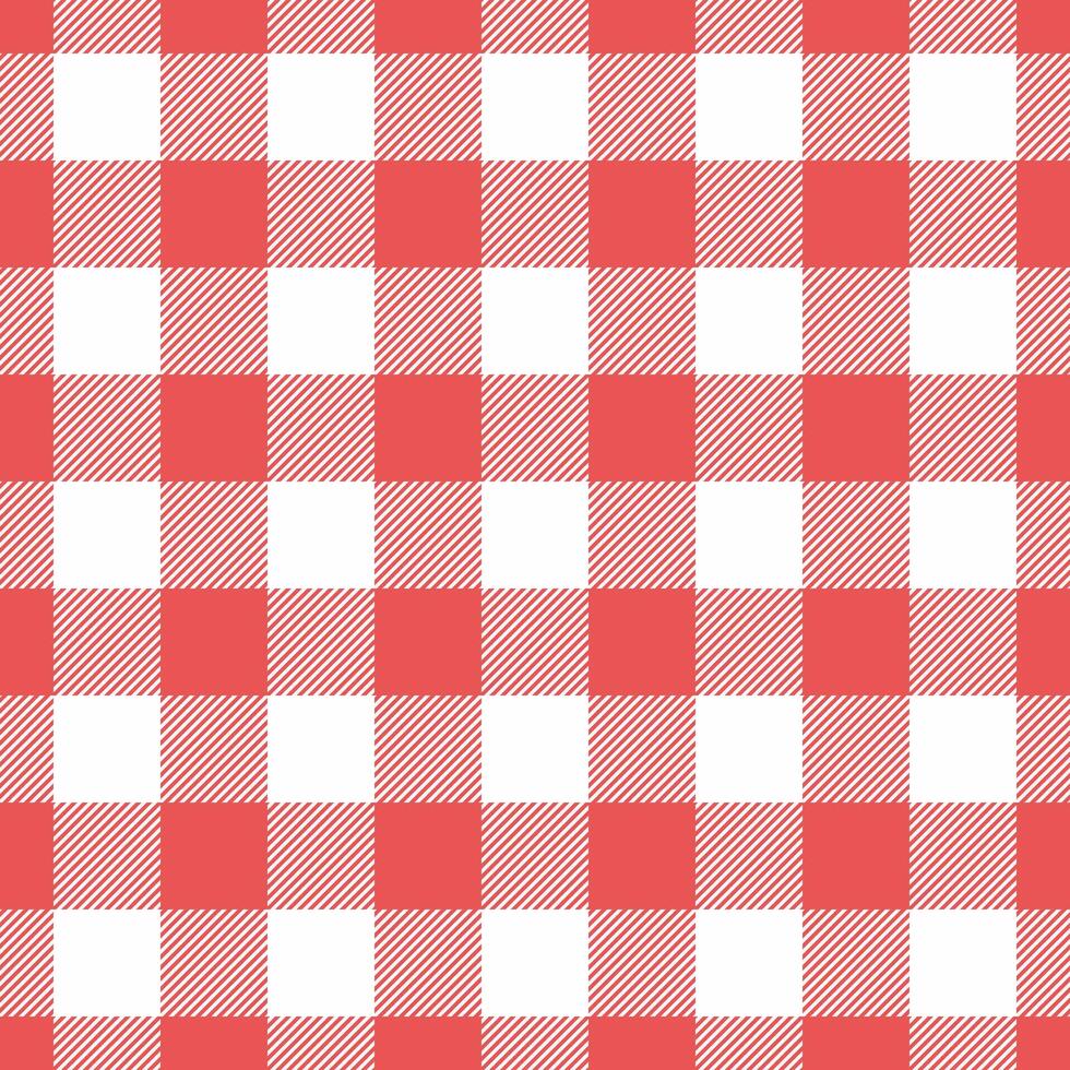 Celebrate pattern check texture, vintage textile tartan seamless. Rich background fabric plaid in red and white colors. vector