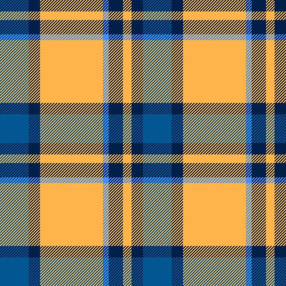 Vibrant yellow, teal, and navy plaid pattern. Perfect for textile design, fashion, apparel, or website backgrounds. Seamless repeat texture offers versatile design possibilities. vector