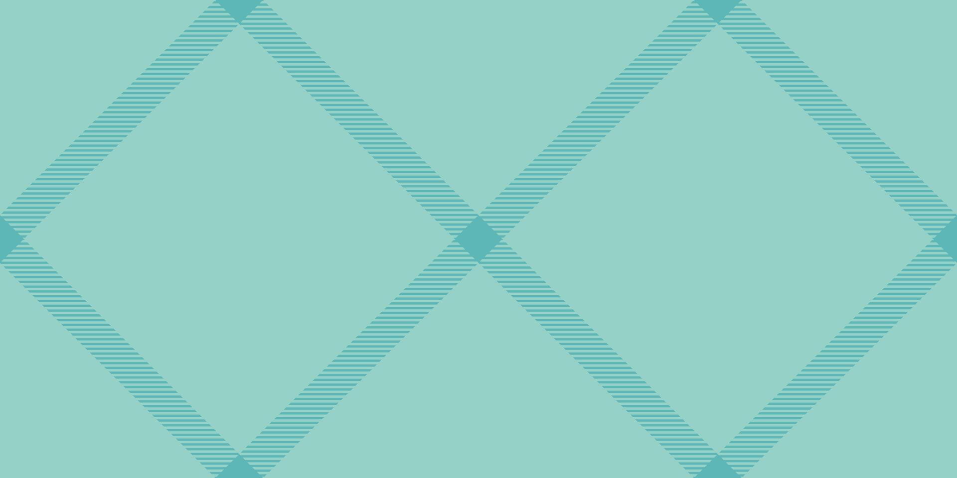 Dreamy textile fabric, stitched seamless pattern background. Knit plaid tartan check texture in light and pastel teal colors. vector