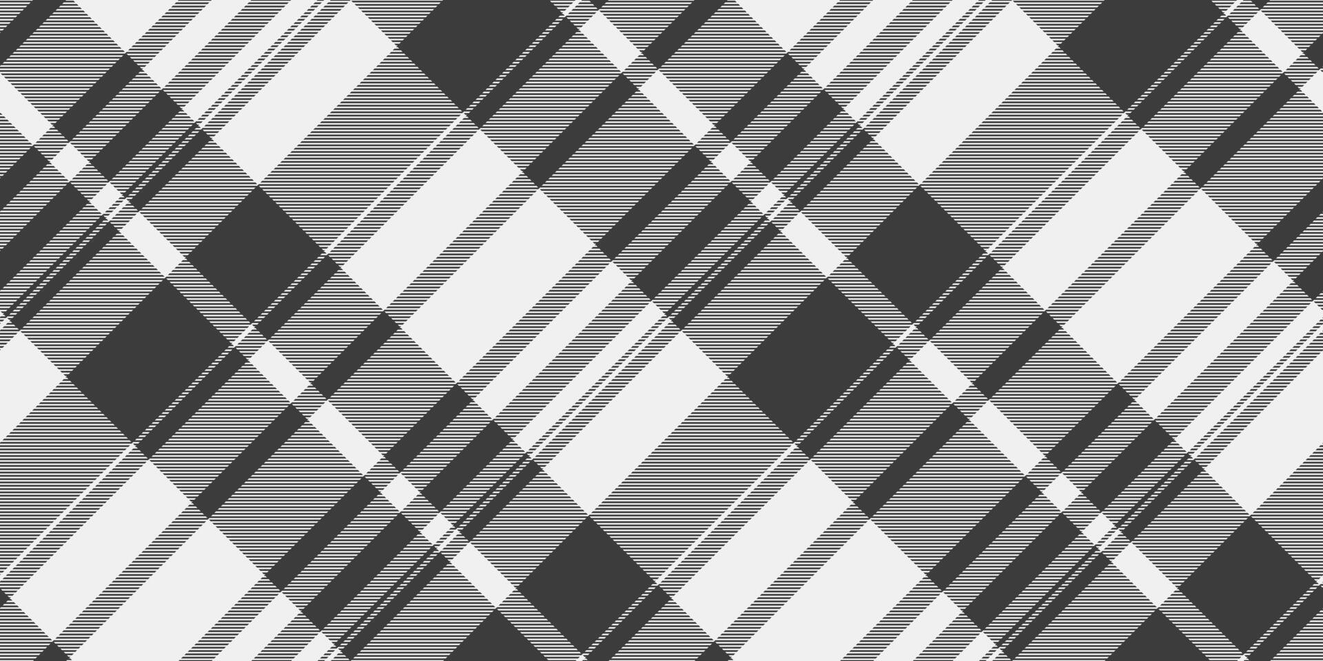 Sleek grayscale plaid pattern. Perfect for modern textile designs, website backgrounds, or stylish stationery. Clean lines and a sophisticated aesthetic. vector