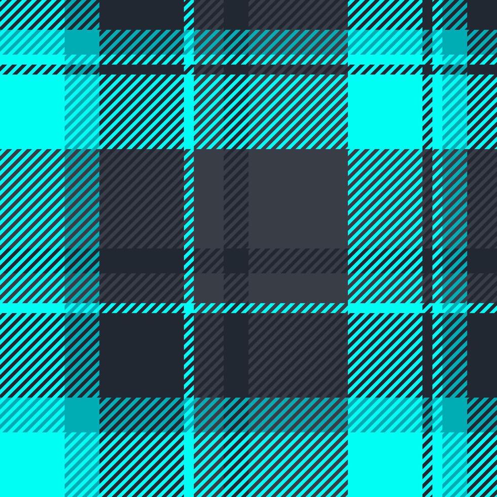 Grunge textile fabric check, 30s texture plaid seamless. Sensual background tartan pattern in dark and bright colors. vector