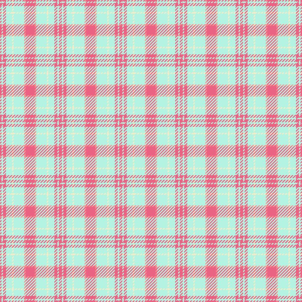 Sweet pastel pink and mint green plaid pattern. Perfect for textile design, scrapbooking, websites, and more. A charming and versatile background texture with a slightly faded, vintage feel. vector