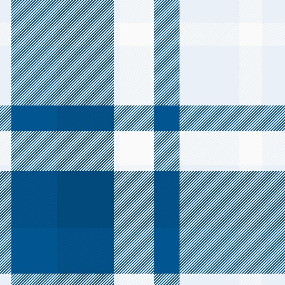 Card background pattern, bed plaid seamless tartan. Professional textile fabric texture check in cyan and pastel snow colors. vector