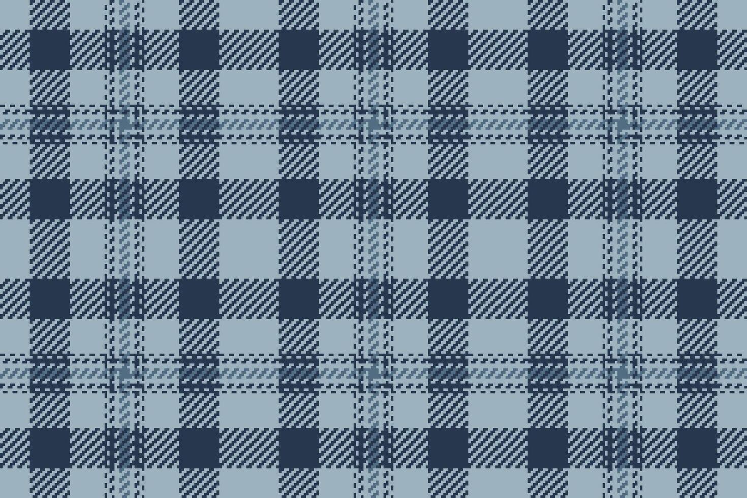 Awesome plaid textile, best fabric tartan texture. Sketch seamless background check pattern in pastel and blue colors. vector