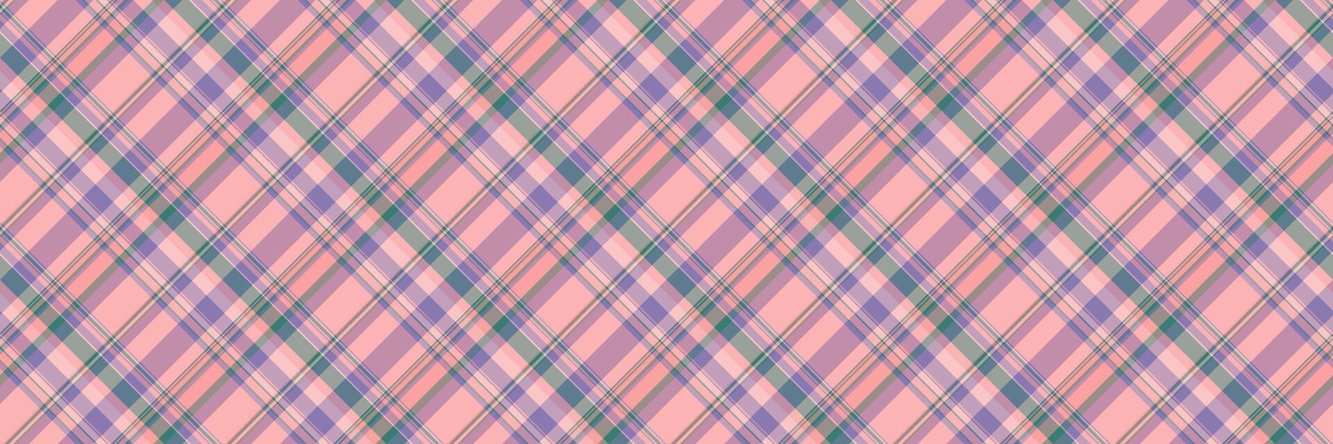 Official textile tartan background, minimalist pattern seamless fabric. Light check texture plaid in pastel and light colors. vector