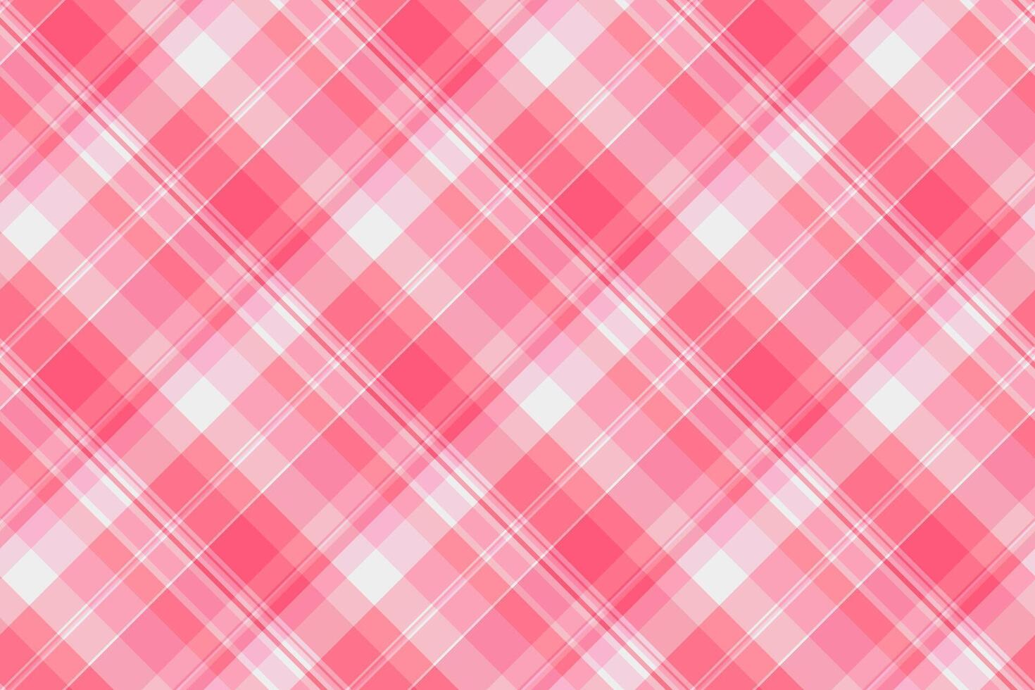 Outside check texture fabric, part seamless background textile. Graceful tartan pattern plaid in red and light colors. vector