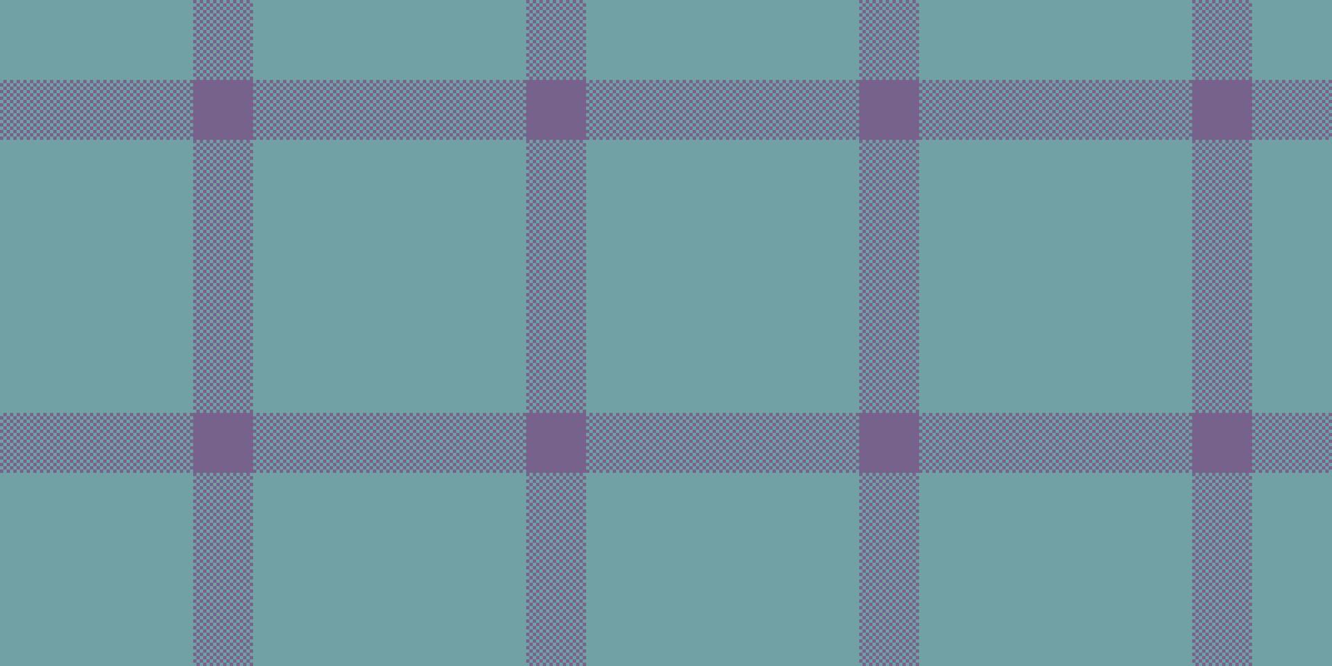 November textile fabric plaid, violet pattern seamless . Repeat texture tartan background check in cyan and violet colors. vector