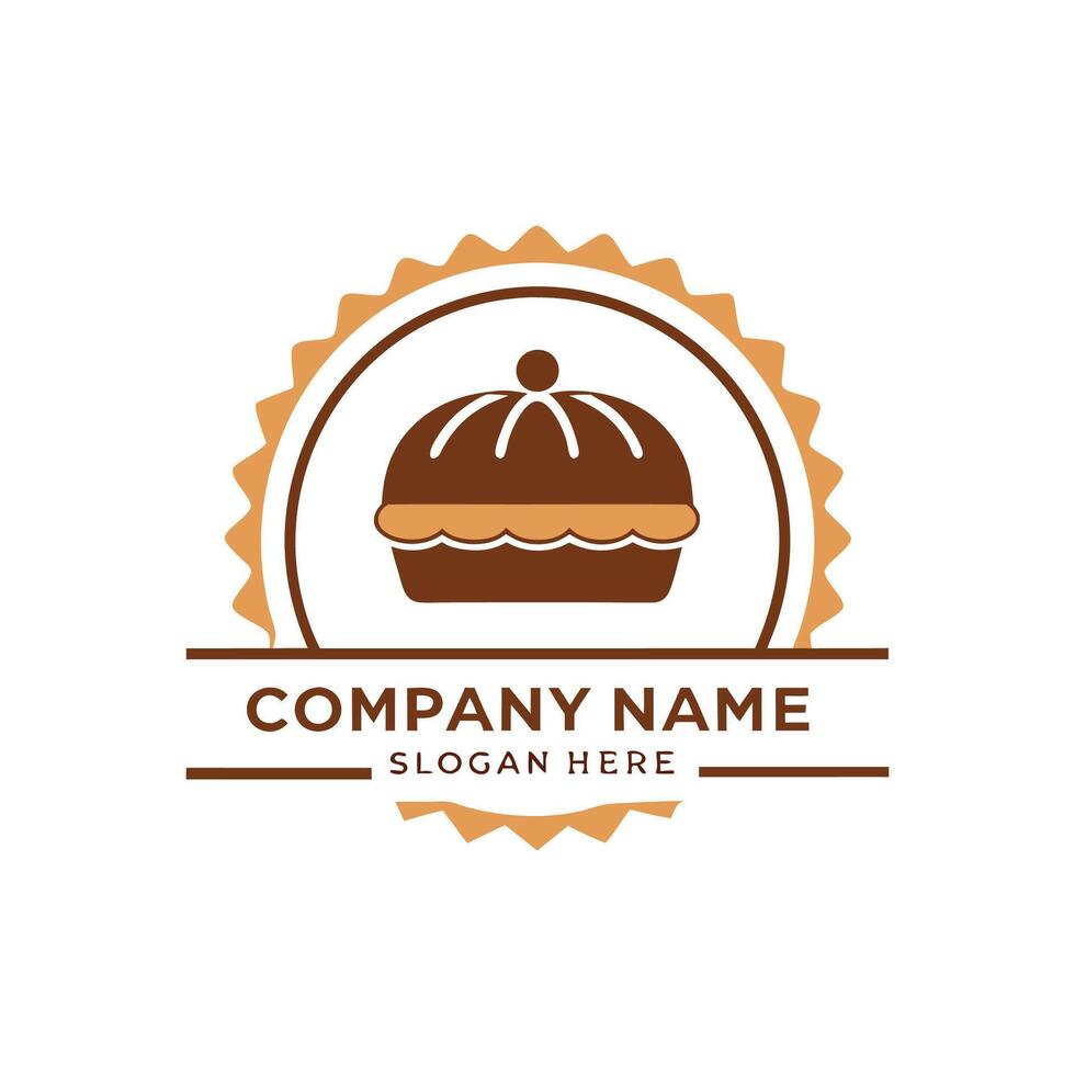 a logo for a bakery or bakery shop on a white background vector