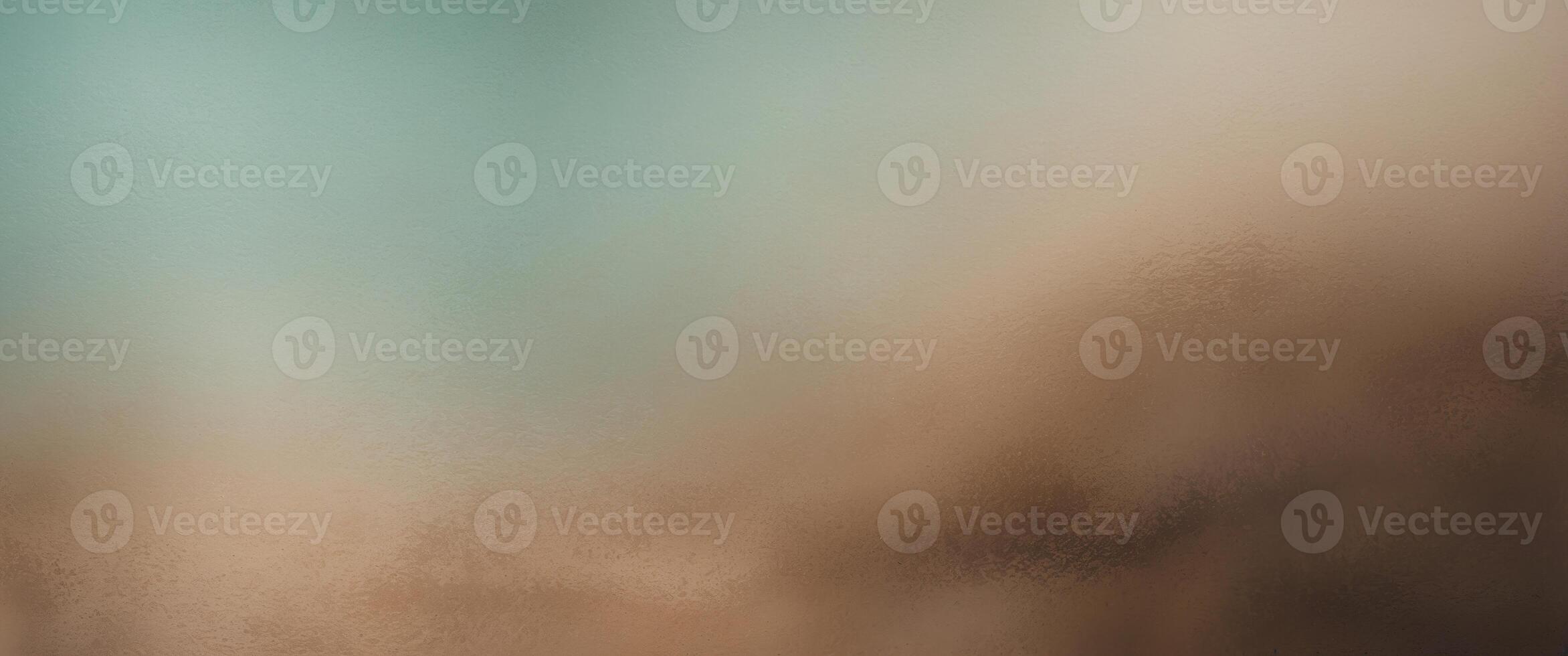 Subtle teal to light brown gradient creating a visually textured background photo