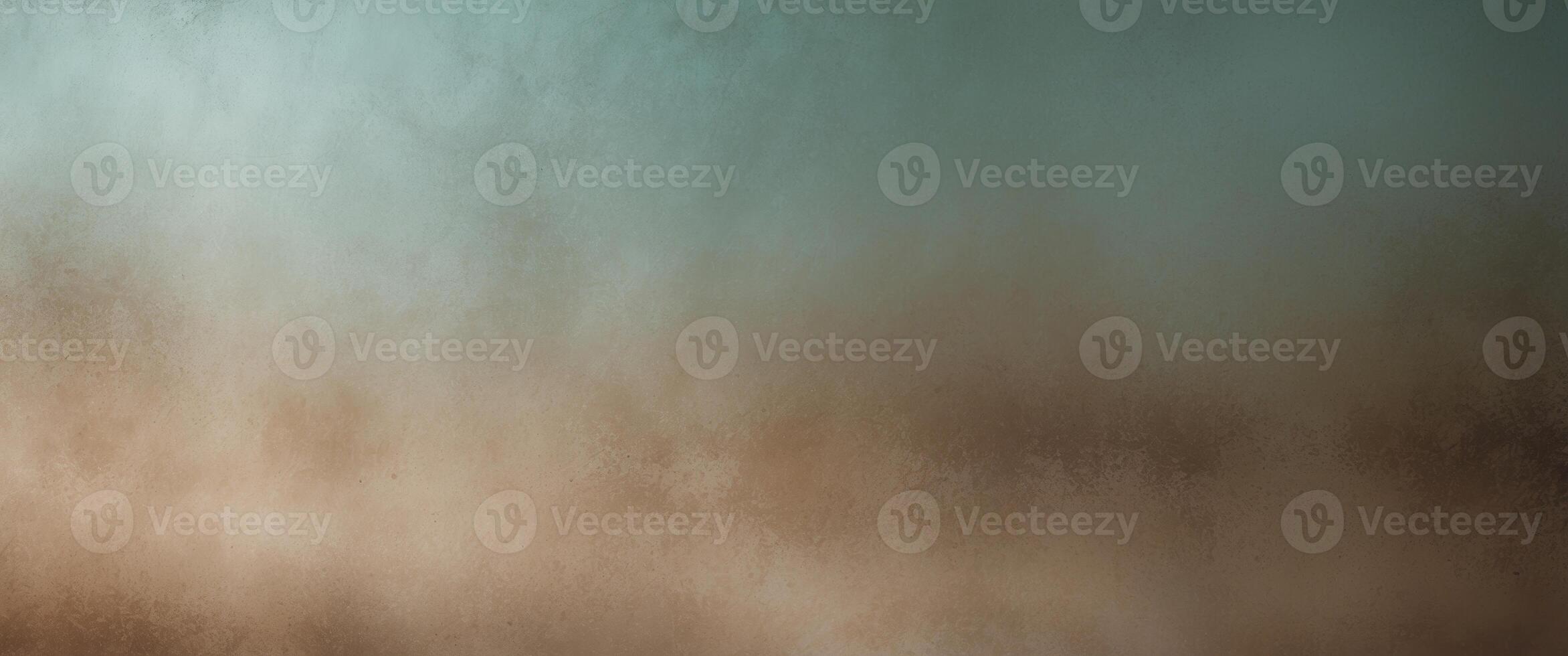 Subtle teal to light brown gradient creating a visually textured background. photo
