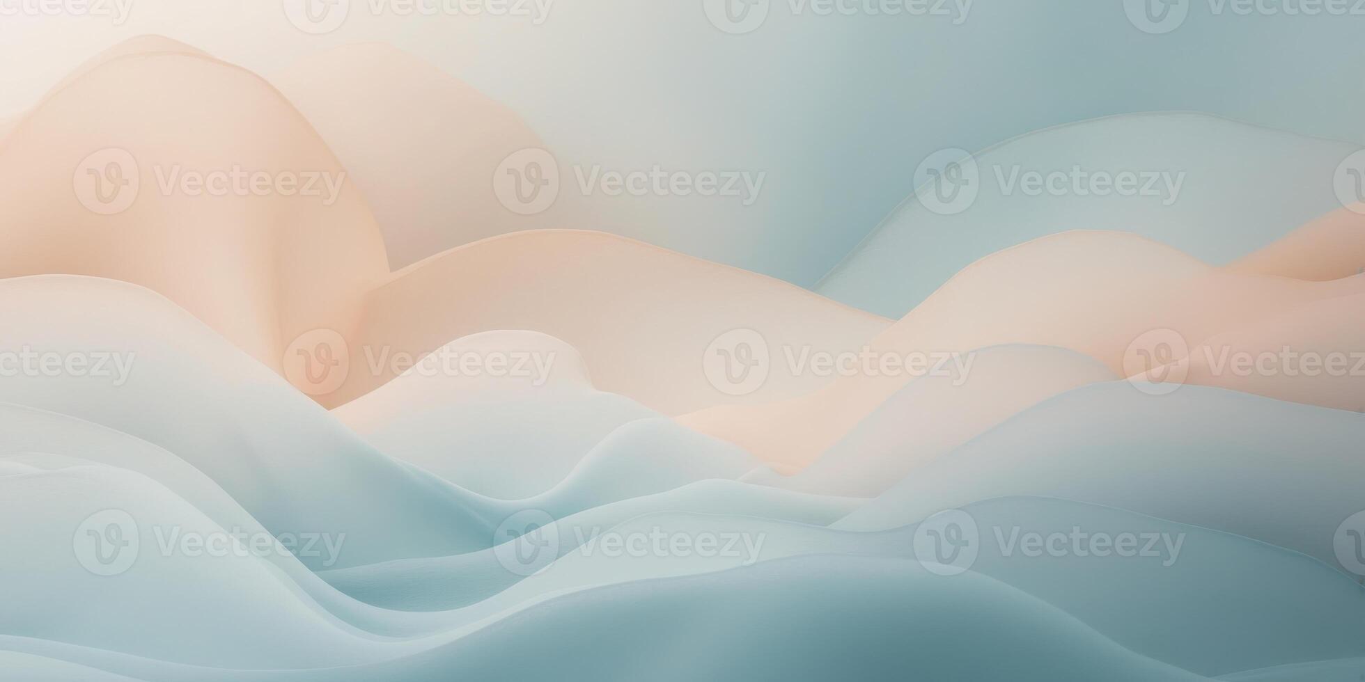 Soft pastel gradient abstract background with tranquil colors and smooth texture photo