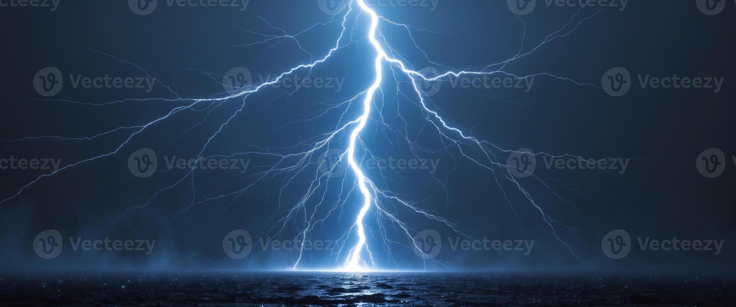 Smart Burst Lightning Energy Lightning bolt bursting with raw en. photo