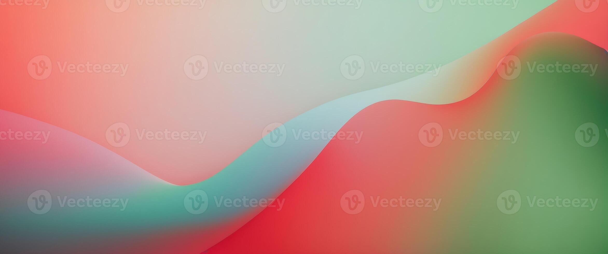 Blending red and green gradient background creating smooth color transition photo