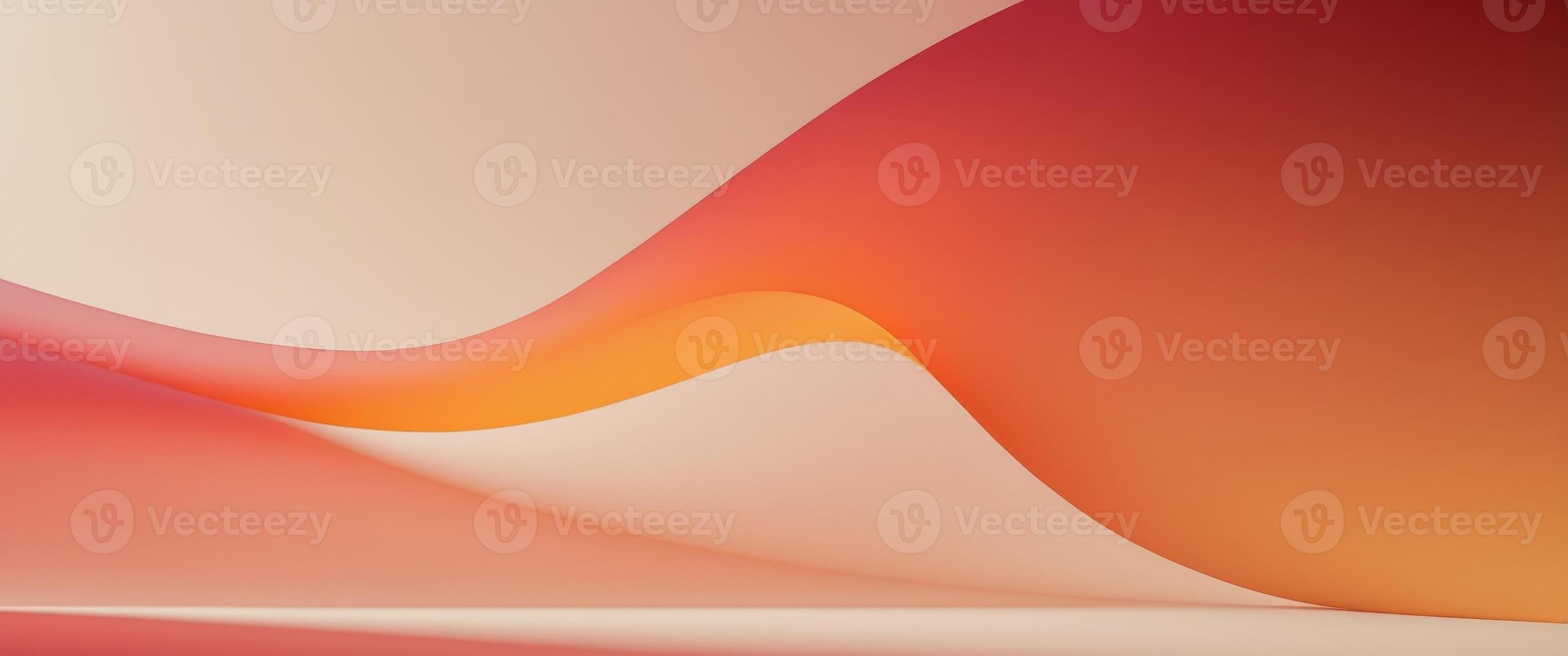 Abstract Smooth Gradient Background with Warm Red and Orange Tones. photo