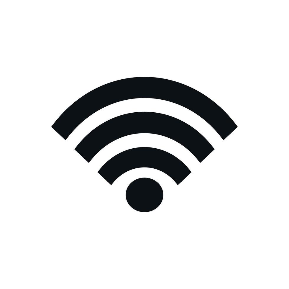 Wifi Icon Symbol Illustration Design vector