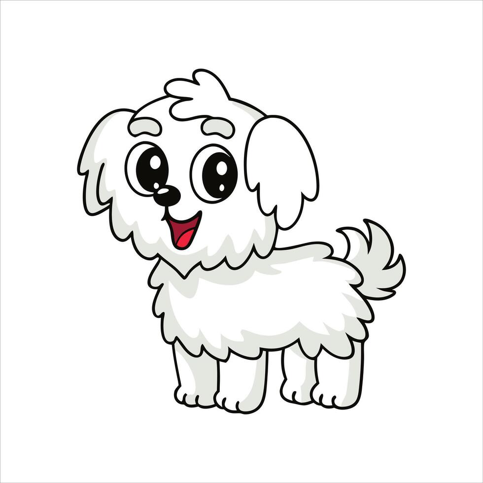 Maltese Magic The Little Dog with a Big Personality vector