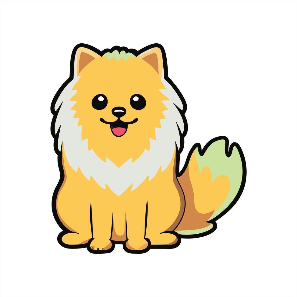 Pomeranian Playbook Tips for Raising a Happy Confident Pup vector