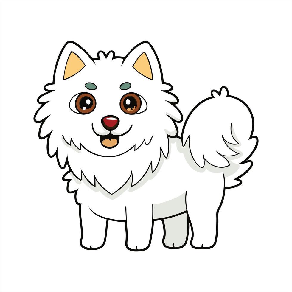 Samoyed Transparent Background vector