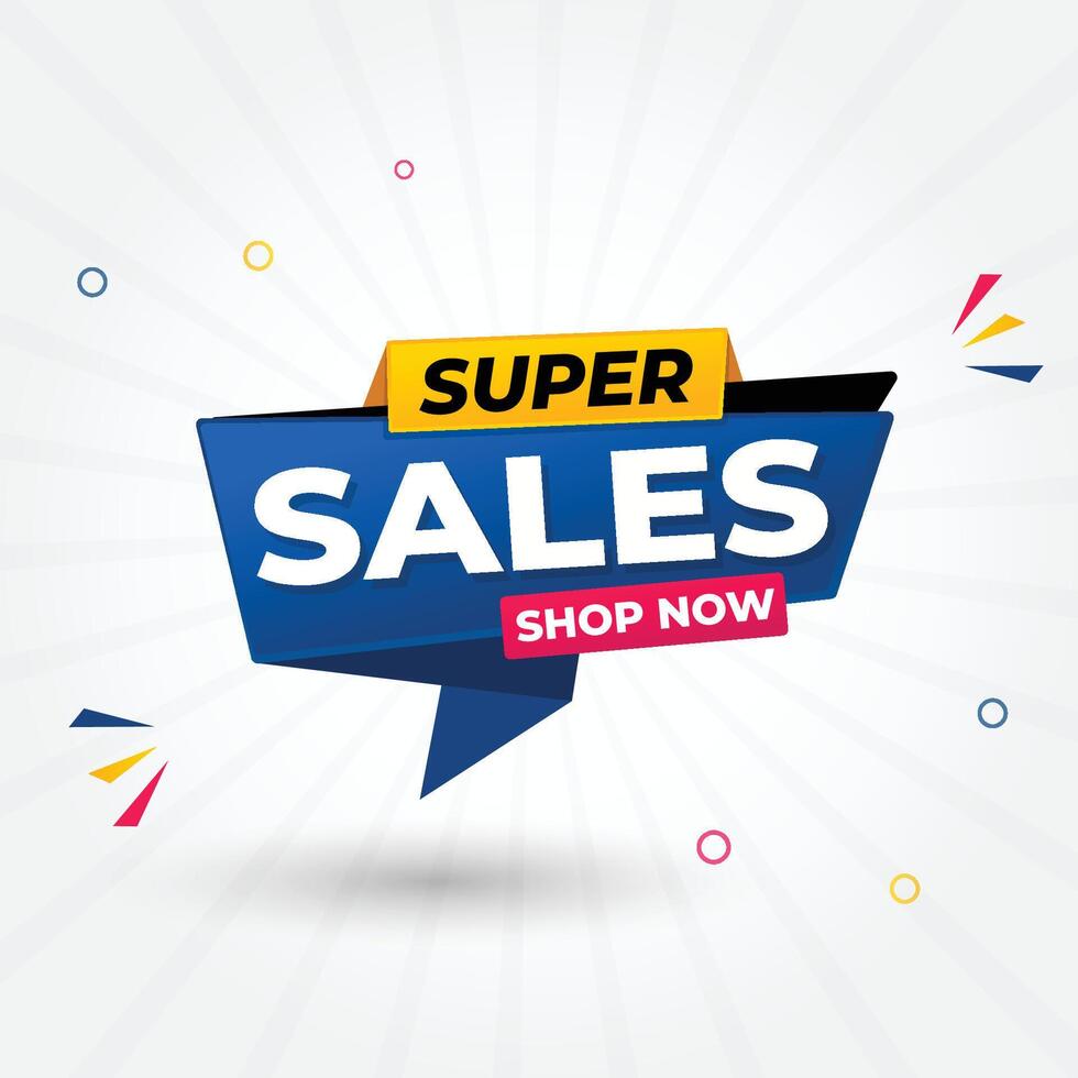 Save Big with Supper Sale, Shop Now vector