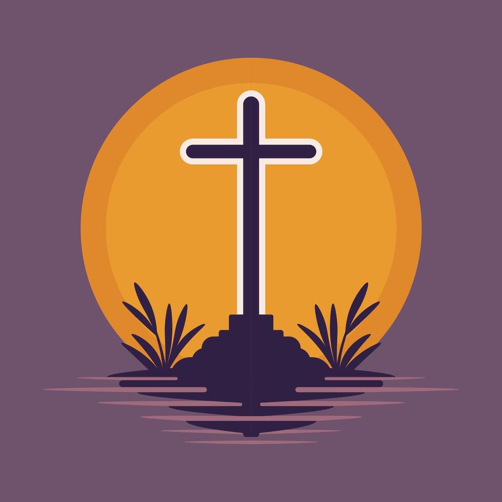 Lent 40 Days of Reflection and Renewal vector
