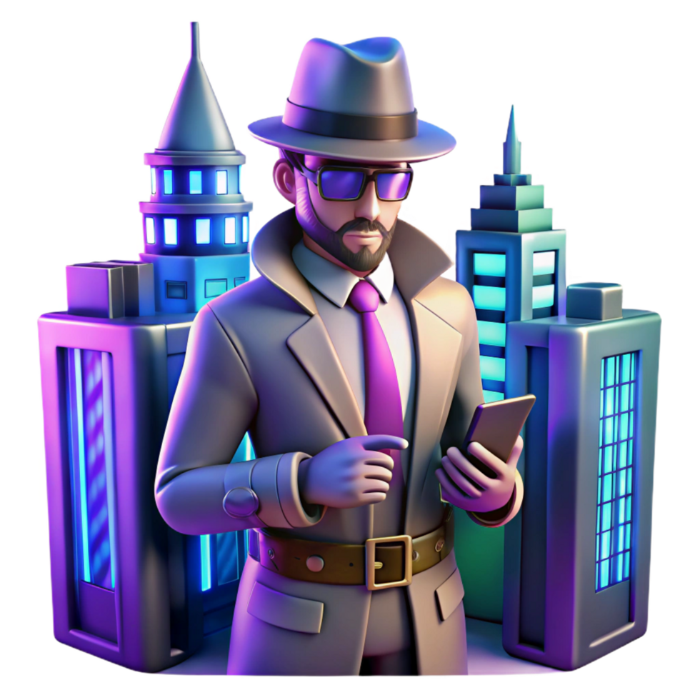 Urban Detective Cityscape Mystery Mobile Game png