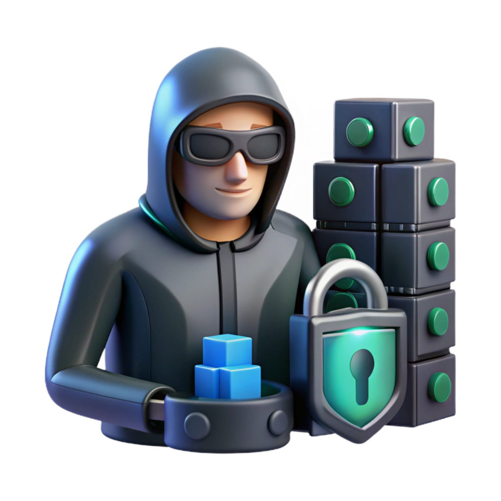 Cybersecurity Protecting Data with Encryption and Secure Servers png