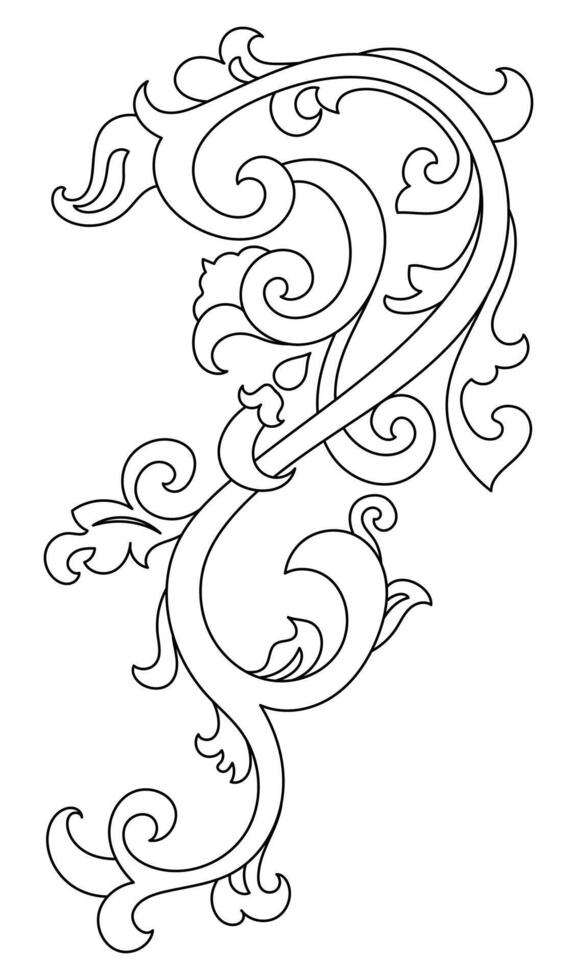 Intricate Thai-inspired corner patterns with vintage aesthetics for decorative graphics. vector