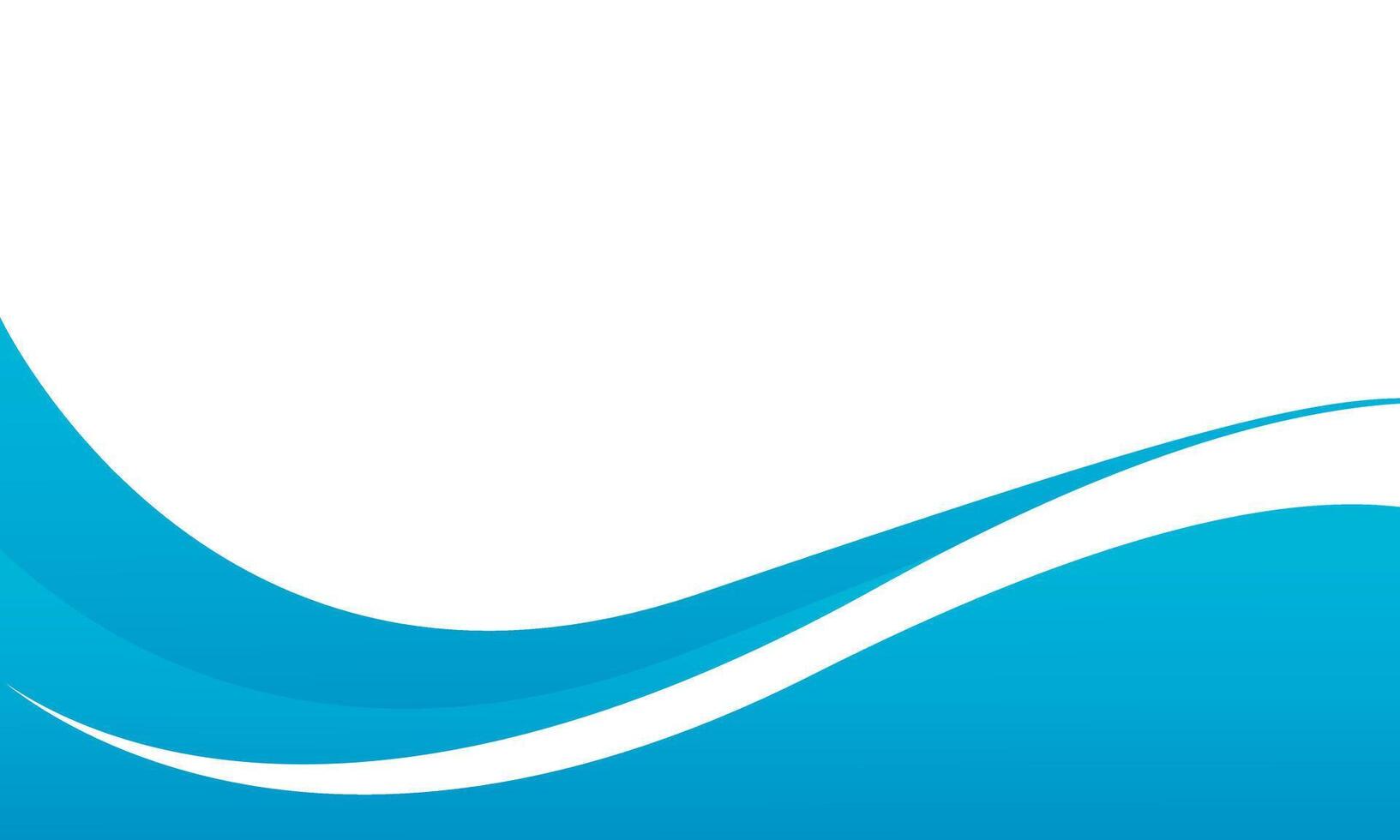 Abstract blue and white curve background, modern wave shapes vector