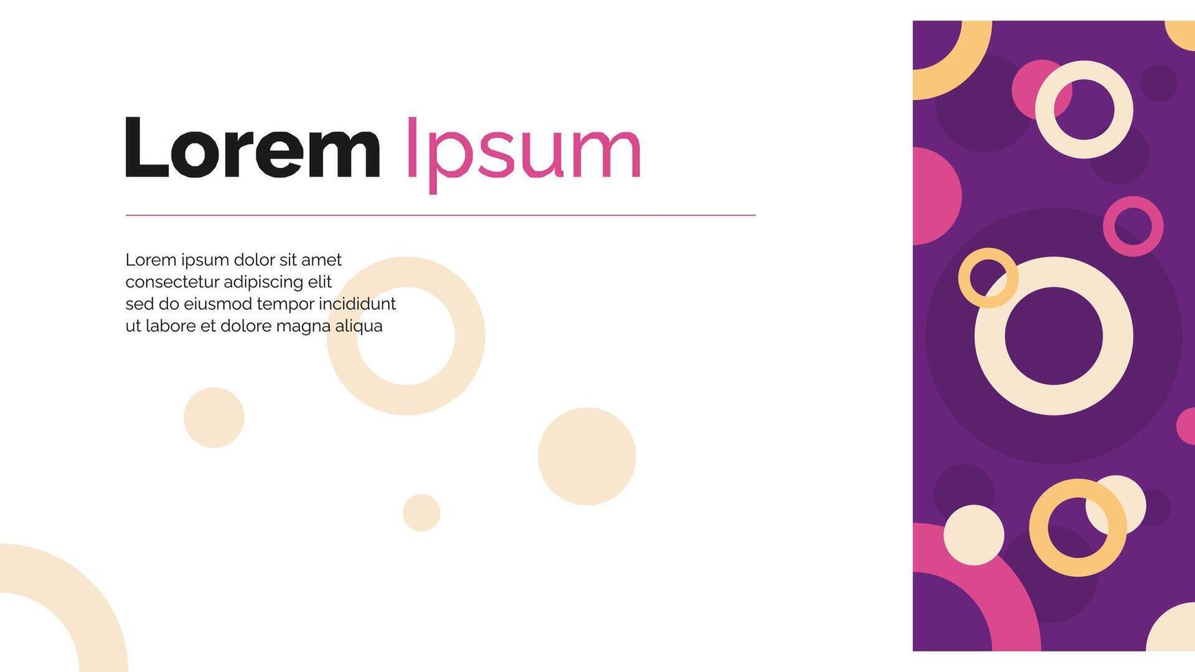 Abstract Circular Theme Background with Violet Theme vector