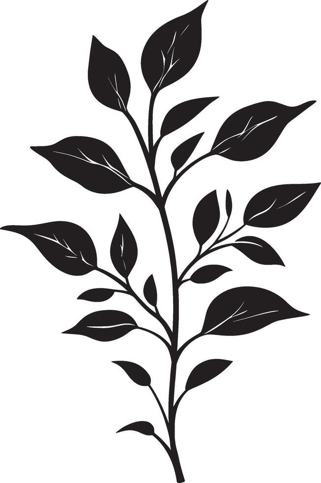 Tea simple silhouette black illustration vector