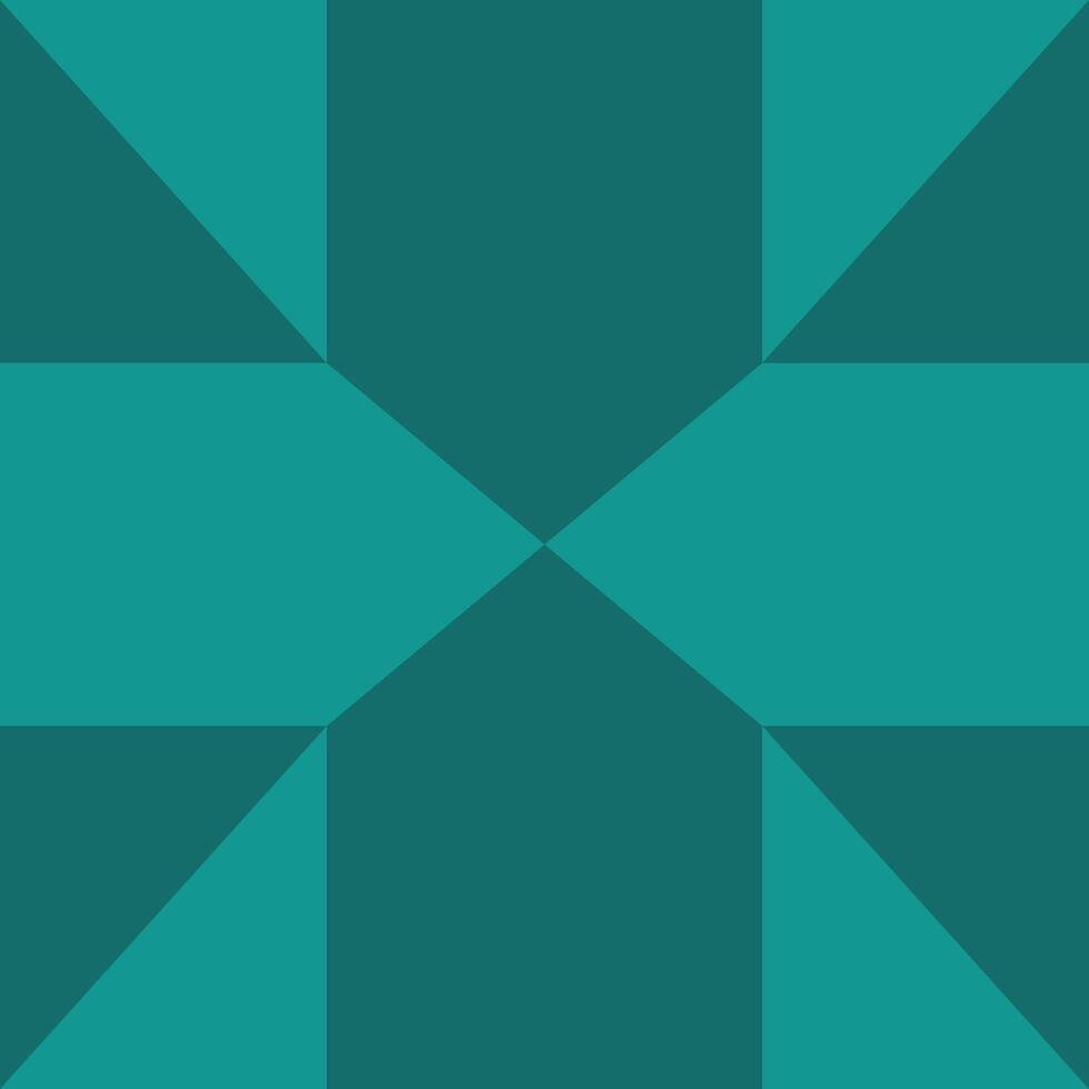 Teal Geometric Pattern - Modern Abstract X Design vector