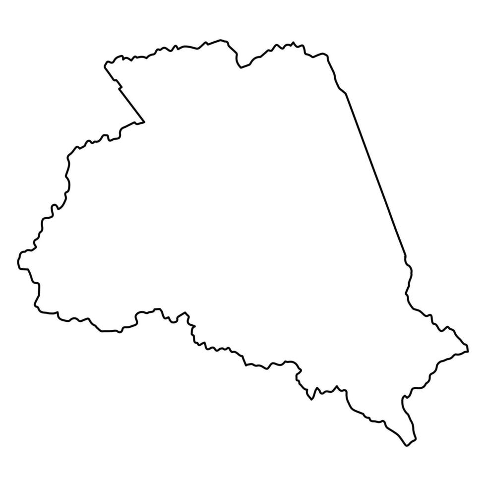 Outline Map State of Arkansas, state of Arkansas USA vector