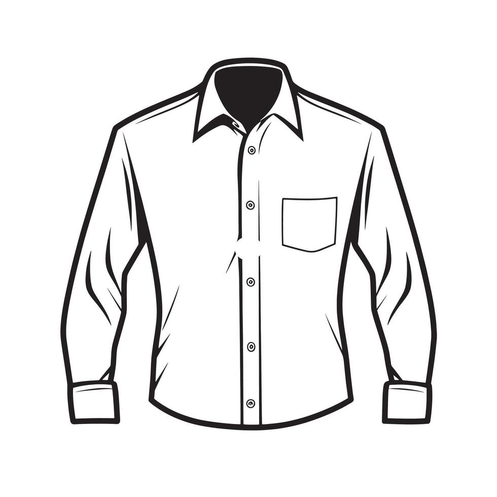 Shirt icon black illustration vector