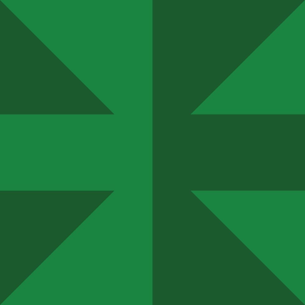 Emerald Green Geometric Star Pattern - Modern Abstract Design vector
