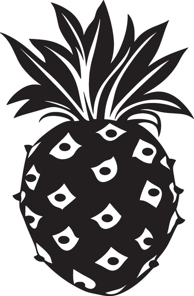 Minimalist black icon of a dragonfruit in format vector
