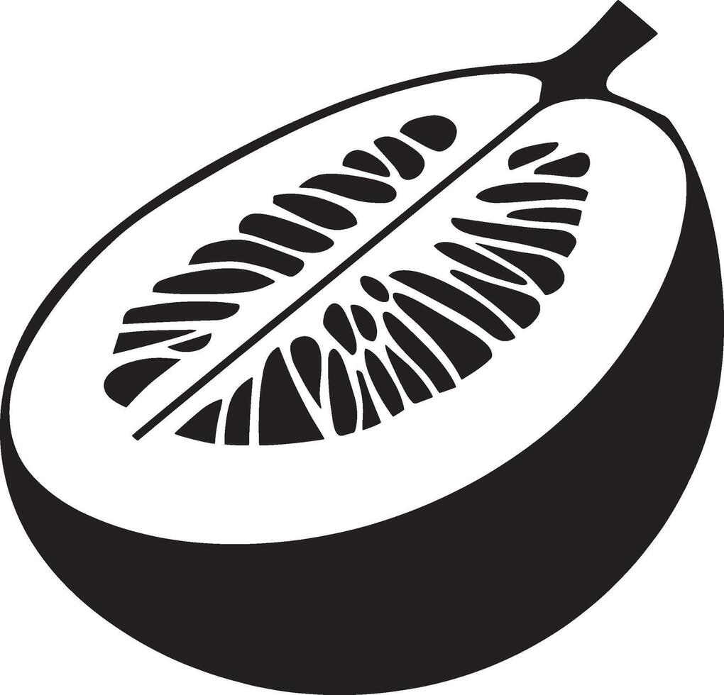 Melon icon black illustration vector